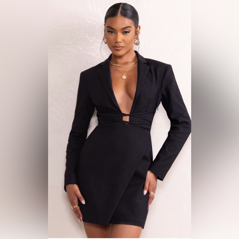Club London Black Dress Size 4